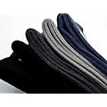 メンズ大きいサイズ 東洋紡 銀世界（光触媒除菌繊維糸）使用の安全性に優れた銀イオンで除菌の靴下 【銀世界使用】 27/29 Lサイズ リッチェル柄 10足セット ブラック4＋チャコールグレー2＋グレー2＋インディゴブルー2