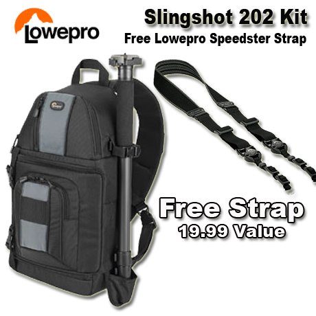 Lowepro Slingshot 202 AW Kit with Free Speedster Strap