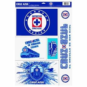MLS Club Deportivo Cruz Azul 11-by-17 Inch Ultra Decal Set