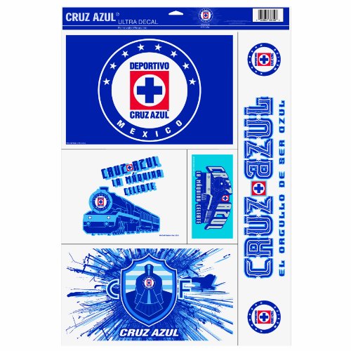 MLS Club Deportivo Cruz Azul 11-by-17 Inch Ultra Decal Set