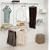 Rubbermaid Configurations 4- to 8-Foot Classic Custom Closet Kit, White, #3G59