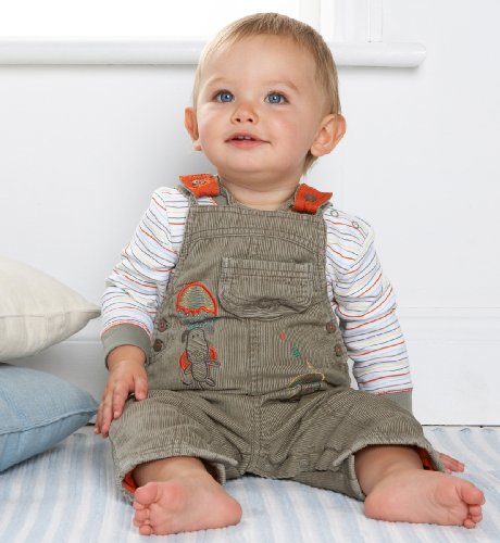 Cord Dungarees and Top Outfit