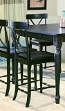Set of 2 Contemporary Counter Height Chairs Barstools - 24"H