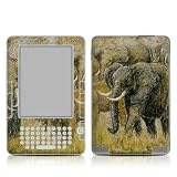 Elephants Design Protective Decal Skin Sticker for Amazon Kindle 2 E-Book Reader (Version 2.0)