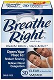 Breathe Right Clear Nasal Strips, Small/Medium, 30 Ea