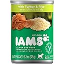 IAMS PROACTIVE HEALTH Adult Ground Dinner With Turkey and Rice Wet Dog Food 13.2 Ounces (Pack of 12)