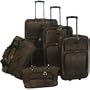 American Flyer Animal Print 5-Piece Luggage Set - Leopard