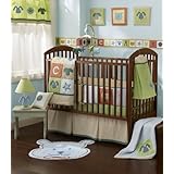 Sumersault Fun Faces Crib Set 4 Piece