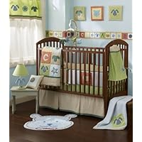 Sumersault Fun Faces Crib Set 4 Piece