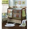 Sumersault Fun Faces Crib Set 4 Piece - Blue