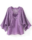 Crocheted V-neck cami