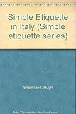Simple etiquette in Italy