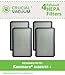 4 Replacements for Kenmore EF1 HEPA Style Filter Fits Whispertone & Progressive, Compatible With Part # 86889, 20-86889 & 40324, by Think Crucial