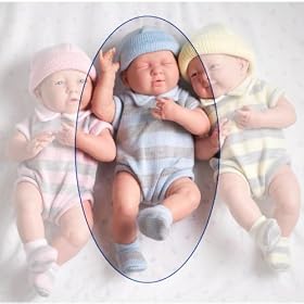 Berenguer Blue Knitted Romper Combo -R0037 by Berenguer