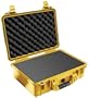 Pelican 1500 Case with Foam for Camera (Yellow)