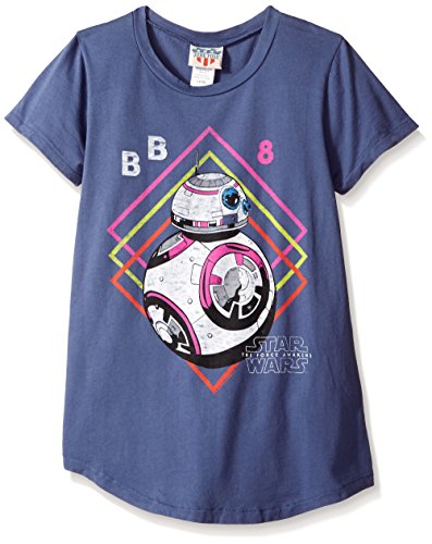 Star Wars Girls' T-Shirt, Atlantic, XX-Large -14/16