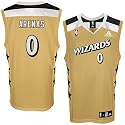 Gilbert Arenas Jersey: adidas Old Gold Replica #0 Washington Wizards Jersey