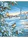 Chickadees in the Snow Paint-by-Number from Vermont Country Store