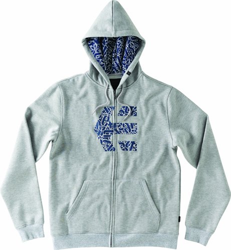 Etnies Kinder Pullover ICON FILL ZIP, grey/blue, S Preisvergleich