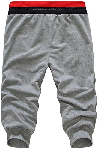 Cohlf Men's Jogger Sport Short Baggy Pants Loose Slacks Harem Trousers