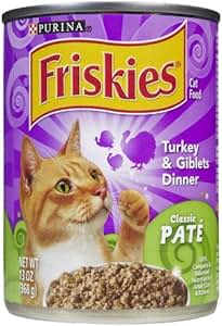 Friskies Classic Pate - Turkey & Giblets Dinner - 12x13 oz