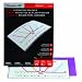 GBC HeatSeal LongLife Thermal Laminating Pouches, Letter Sized, 5 Mil Thickness, 100 Pouches per Pack, Clear (3200716)