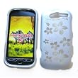 HTC myTouch 4G / myTouch HD (T-Mobile) Snap On Protector Hard Case "Aloha Flowers Silver" Design