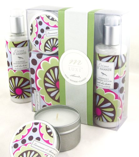 Mudlark Alice Mluxe Bath Collection, Acetate Box With Band & Ribbon by Mudlark