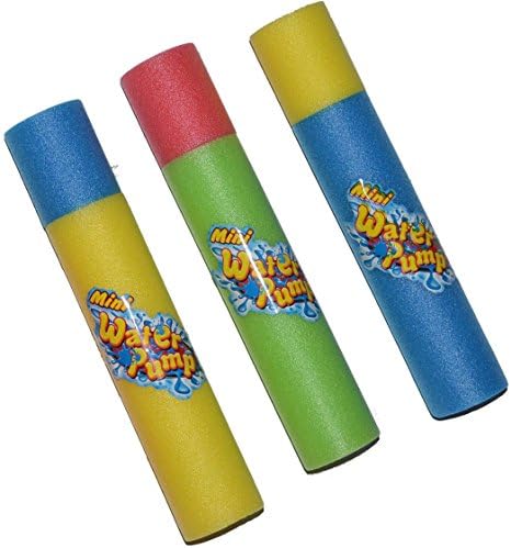 3 PACK - Mini Foam Water Gun Easy Light Weight Water Shooter (Colors May Vary)