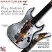 Ripped Metal Fire Skin by WraptorSkinz TM fits PS2 Guitar Hero II ( 2 ) Kramer Guitar Controllers (GUITAR NOT INCLUDED)