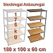 Steckregal Anbauregal 180x100x60 cm 5 B�den 175 kg pro Boden