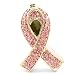 Objet D'Art Release #178 "The Cure" Breast Cancer Awareness Month Handmade Jeweled Enamel Metal Trinket Box_s-2