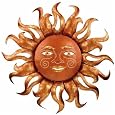 Wall Art 3D Metal Decor Sun Burst Radiant Coppered (21x21) - Regal Art #S833