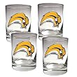Buffalo Sabres 4pc Rocks Glass Set - Primary Logo NHL Hockey