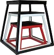 Plyometric Platform Set: 12" Red, 18" White, 24" Black