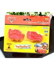 From Amazon.com. Click for details:
 Authentic Disney Pixar Cars McQueen Cookie Cutters Molds + Stamps Mould Japan Authentic Disney Pixar Cars McQueen Cookie Cutters Molds + Stamps Mould Japan