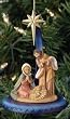 Fontanini Holy Family With Star Of Bethlehem Christmas Ornament #54613