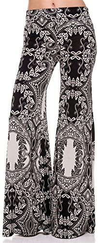 Women's High Waist Slinky Stretchy Palazzo Pants