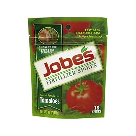Jobe's Tomato Outdoor Fertilizer Food Spikes - 18 Pack #6005