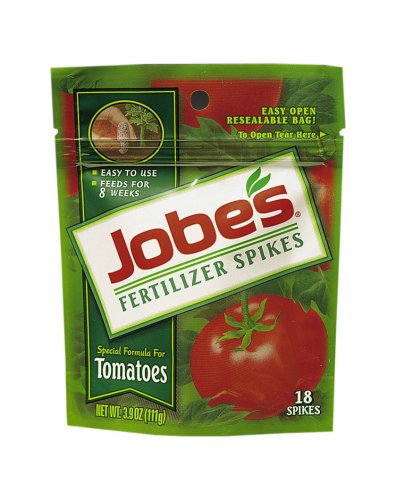 Jobe's 6005 Tomato Outdoor Fertilizer Food Spikes, 18-Pack