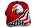Red Earth Naturals USA Flag Hat - Embroidered American Flag & Eagle Baseball Cap with 100,000 Embroidery Stitches