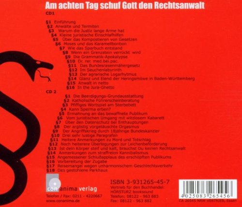 Am 8.Tag Schuf Gott Den Rechtsanwalt