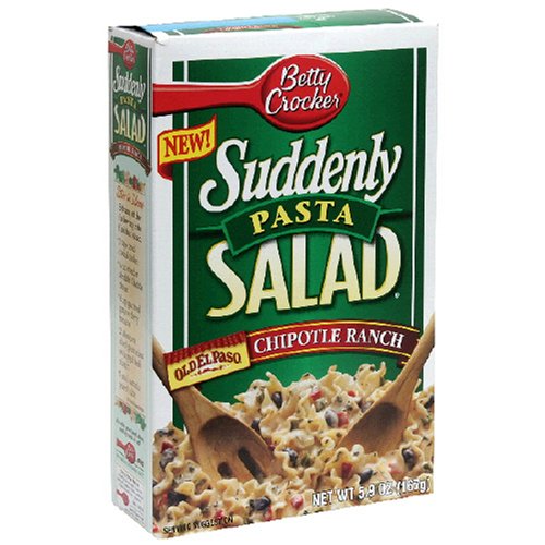 Suddenly Pasta Salad, Chipotle Ranch, 5.9-Ounce Boxes (Pack of 12)