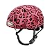 Nutcase Pink Cheetah Matte Bike Helmet, Black