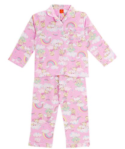 Pyjama Pyjama Girlâ€™s â€œFairytaleâ€ 2-Piece Flannel Pajama Set