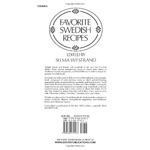 Favorite Swedish Recipes (Dover Cookbook Series)