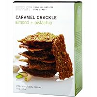 Dufflet Small Indulgences Crackle, Almond, Pistachio + Caramel, 5.3-Ounce Boxes (Pack of 2)