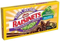 Raisinets Milk Chocolate, 3.5-Ounce Boxes (Pack of 18)
