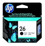 HP 26 Black Ink Cartridge in Retail Packaging 51pZkxdLE8L. SL160 HP 26 Black Ink Cartridge in Retail Packaging