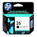 HP 26 Black Ink Cartridge in Retail Packaging